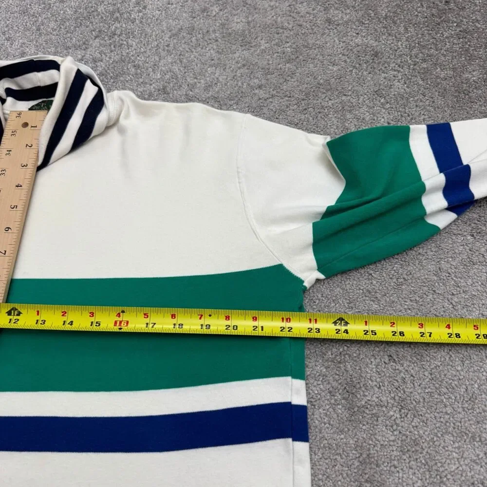 Vintage J.Crew Outfitters Striped Colorblock Turtleneck Long Sleeve Top Large